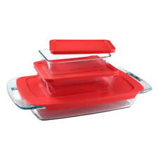 Pyrex Easy Grab Bake & Store Glass Storage Value Pack, 6-Piece； picture