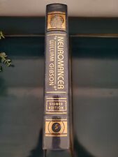 NEUROMANCER by William Gibson ~ Easton Press ~ SIGNED Full Leather-Bound Edition picture