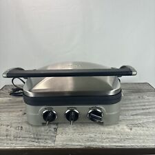 Cuisinart GR-4N Stainless Steel Griddler Panini Press Sandwich Maker 5-In-1 picture