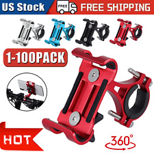 360° Aluminum Motorcycle Bike Bicycle GPS Cell Phone Holder Handlebar Mount LOT picture