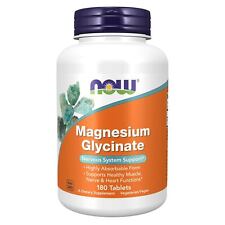 NOW FOODS Magnesium Glycinate - 180 Tablets picture