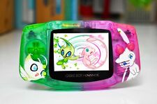 Extra Mods - IPS Backlit LCD GBA Nintendo GameBoy Advance Celebi And Mew picture