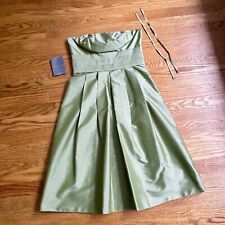 Vintage Anne Klein Strapless Green Dress picture