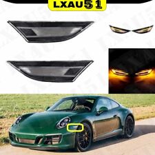 Pair Front Fender Turn Signal Light Lamp Indicator For Porsche 991 911 2012-2023 picture
