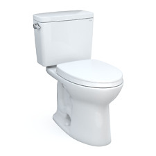 TOTO® Drake® Two-Piece Elongated 1.6 GPF Universal Height TORNADO FLUSH® Toilet picture