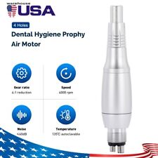 360° Swivel Dental Hygiene Prophy Handpiece Air Motor 4 Holes With 4:1 Nose Cone picture