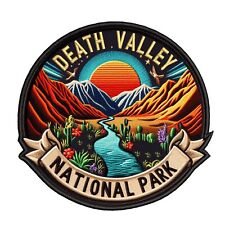 Death Valley National Park Patch Iron-on Applique Nature Badge California Desert picture