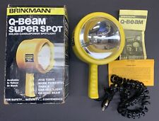 VTG BRINKMANN Q-BEAM SUPER SPOT LIGHT 12VOLT TESTED WORKING W/ BOX & PAPERS picture
