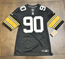 NFL Pittsburgh Steelers T.J. Watt #90 Men's Nike Limited Throwback Jersey SMALL picture