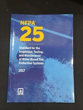 NFPA 25 Standard for the Inspection Testing and Maintenance of Water USA STOCK picture