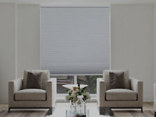 Cut to Order Custom Size Cordless Cellular Shade Honeycomb Blinds Blackout White picture