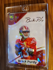 2022 SF 49ER Brock Purdy #13 Rookie Card SHATTERED GLASS picture