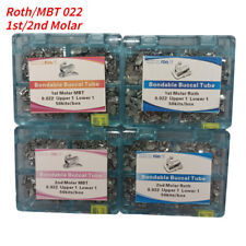 50Sets Dental Orthodontic Buccal Tube 1st 2nd Molar Roth/MBT 022/018 Mesh Base picture