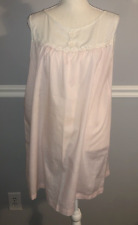 Vintage Sears Nightgown and bloomers Size M pink 2 piece Nightie Costume 1960's picture