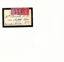 1937 Paris France Mourning cover  to Paris (mb17 picture