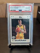 2007 Topps Rookie Card KEVIN DURANT RC #2 PSA 10 picture