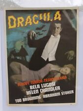 VINTAGE RARE DRACULA MOVIE POSTER DATED 1931 picture