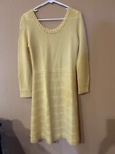 Vintage Yellow Knit High End Dress Late 1960’s Sm - Med | by Caledonia Knitwear picture