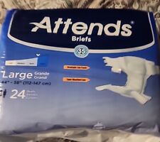 Attends Adult Incontinence Brief L Heavy Absorbency Contoured, DDA30, 24 Ct picture