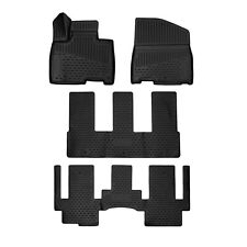 OMAC Floor Mats Liner for Kia Carnival 2022-2024 Black TPE All-Weather 4 Pcs picture