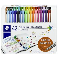 Staedtler  Triplus Fineliner Pens 42 Brilliant Colors 0.3mm 334 C42 LU picture