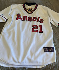 WALLY JOYNER Anaheim ANGELS Baseball MAJESTIC Sewn LARGE Jersey VINTAGE New picture