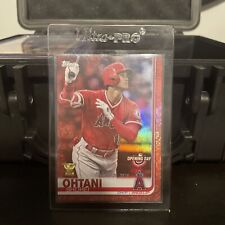 shohei ohtani opening day rookie card Red Topps 2019 picture