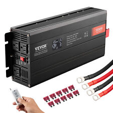 VEVOR Pure Sine Wave Power Inverter 3000W DC12V to AC120V LCD Remote Control CE picture