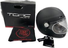 TORC T1 Retro Full-face Helmet Matte Black Large - T115:24 picture