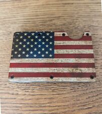 Patriotic Slim Minimalist Wallet/Vintage Flag Style picture