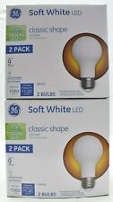 GE 75 Watt Soft White LED Light Bulb, 2700 K, 2 Bulbs Each - 2 Pack picture