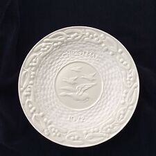 BELLEEK 1972 EDITION Flight Of Earls China CHRISTMAS PLATE IRELAND Ivory Dish picture
