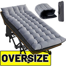 Oversized Camping cots for Adults Up to 900lbs, XL Large Sleeping Cots 32'' Wide picture