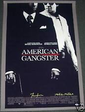 Frank Lucas & Richie Roberts Signed American Gangster 27x41 Movie Poster PSA/DNA picture