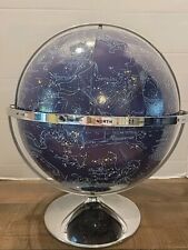 Vintage Rand McNally Celestial Globe Chrome 12