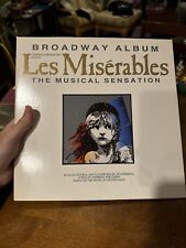 Les Miserables Broadway Album Geffen Records (Cover & Vinyl 1 Lp picture