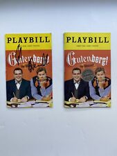 Signed Gutenberg Broadway Playbill With Opening Night Playbill picture