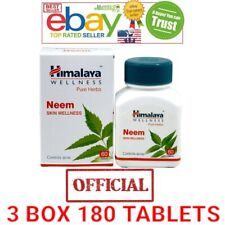 Neem Himalaya Exp.2026 Official 3 Bottles 180 Tablets USA Immunity&Blood support picture