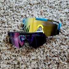 Pit Viper Stye Sunglasses Lot 2 Pc Summer Sun Eye Protection Biking *DESCRIPTION picture