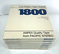 Lot of 7 Ampex Pacific Stereo 1800ft x  1/4
