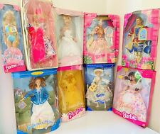 9 ~ Barbie Dolls 1990’s Era Collector Special Edition Bride Birthday Ken NIB picture