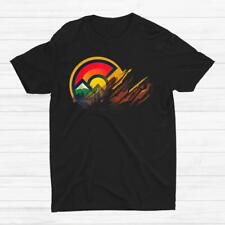 HOT SALE Red Rocks Amphitheater Colorado State Flag T-shirt Size S-5XL picture