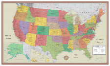 Swiftmaps United States, USA, US Contemporary Elite Wall Map Large Mural Poster picture