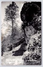 c1950s Maquoketa Caves State Park Trails Vintage Photo Iowa IA RPPC Postcard picture