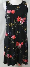 NEW Old Navy Women Black Floral Casual Dress sizes S ,M or L (B311) picture