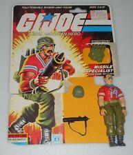 1985 Vintage GI Joe ARAH Bazooka v1 3.75 Figure Accessories & Cardback *Complete picture