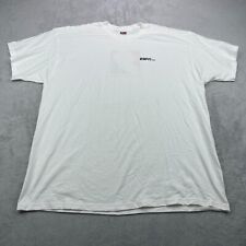 Vintage 2001 ESPN Fantasy Football Champion Shirt Mens XXL White Short Sleeve picture