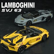 1:24 Lamborghini Aventador SVJ63 Diecast Alloy Sports Car Model w/ Light & Sound picture
