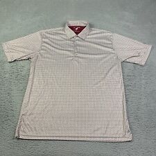 Horn Legend Polo Shirt Adult Extra Large Gray Red Lightweight Rugby Casual Mens picture