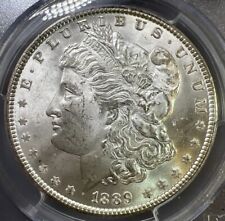 1889 Silver Morgan Dollar PCGS MS63 Toning picture